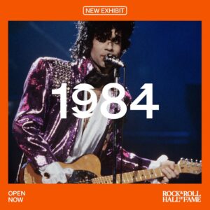 Prince Instagram - OPEN NOW: Flashback to the year that reshaped pop history in the @rockhall's new exhibit - 1984 🎵 40 years ago Prince, Van Halen, Bruce Springsteen, Tina Turner and Madonna all released masterworks, MTV went nationwide popularizing the use of music videos, and artists like Run D.M.C. and LL Cool J brought the golden age of hip-hop out of its NYC confines taking the culture coast-to-coast. Check out the new exhibit to discover artifacts, audio, and video that revisit milestones from 1984 - the landmark year that changed music forever.