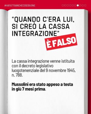 Priscilla Drag Instagram - Posted @withregram • @abolizionesuffragiouniversale No, quando c’era lui non si bonificavano tutte le paludi. E i treni non arrivavano in orario.

Ma ok, facciamo pure finta di sì.

Davvero ritenete che la vostra libertà di pensiero, di parola, di associazione e i vostri diritti alla salute, al voto e all’istruzione siano sacrificabili per un ettaro in più di palude bonificata?

Viva il 25 aprile.
Viva la Liberazione.

(Per approfondimenti, si consiglia la lettura del libro “Mu*solini ha fatto anche cose buone” dello storico Francesco Filippi)
