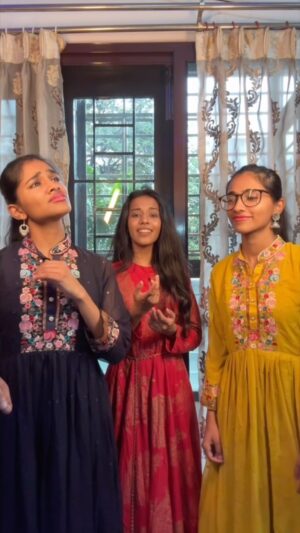 Priyanka N. K. Instagram - A timeless classic melody by the one and only @arrahman sir and sung by the amazing @chinmayisripaada ma’am❤️

So happy to collaborate with the lovely and super talented @kiranandnivi again❤️