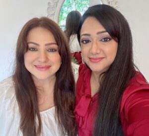 Priyanka Upendra Instagram - Amma, Omi & I enjoyed meeting such a loving and down-to-earth couple,  @priyanka_upendra and @nimmaupendra sir at their home in Bengaluru 🥰
Priyanka made us delicious food and Uppi sir ordered melt-in-your-mouth Mysore Pak for Omi ❤️👌🏼
Blessed to be associated with this beautiful couple to help our society.