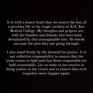 Prosenjit Chatterjee Instagram - Let us unite 🙏