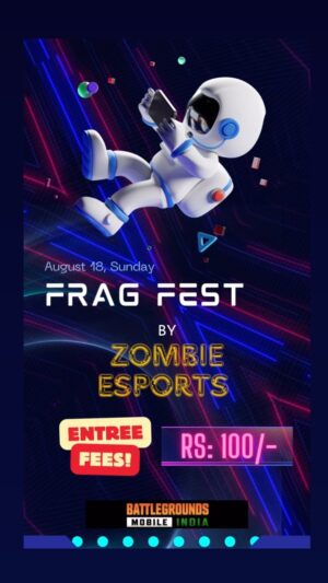 Pupul Bhuyan Instagram - *FRAG FEST* by ZOMBIE ESPORTS 

Entry fees Rs100/- ( BGMI paid custom )
Where everybody has a chance to win cash 💰 
there will be three matches on three Maps back-to-back, you will get ₹5 for every Point. 
Dt:- 18th August Sunday 

To know more What’s App : 9040966028

Registration form Link in bio 🔗 

#bgmi #bgmicustomroom #bgmipaidscrims #bgmipaidtournament #collaboration