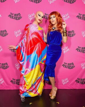 Pythia Instagram - So late to post about this, but this past May I had the opportunity to perform alongside my idol, my goddess, my inspiration, @sashavelour for her book tour, and it was such a magical experience and full circle moment! 🥲💕 Here are some outtakes of the night as well as my performance featuring @denim_justdenim as my sexy lamp man! 😂🦋