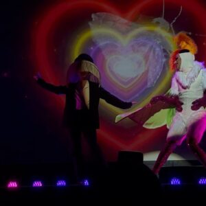 Pythia Instagram - So late to post about this, but this past May I had the opportunity to perform alongside my idol, my goddess, my inspiration, @sashavelour for her book tour, and it was such a magical experience and full circle moment! 🥲💕 Here are some outtakes of the night as well as my performance featuring @denim_justdenim as my sexy lamp man! 😂🦋
