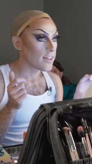 Pythia Instagram - I’m so excited to finally share this short doc I did with CBC! I was approached by the darling @fenn4yourself wanting to document me creating a full look from scratch, and it just so happened that at the time I was working on this particular one for the Book Tour of @sashavelour, and the rest was herstory! Go check out the full documentary on the link in my bio!!!

Thanks to @fenn4yourself and the whole team for having me! This was such a fun project and I’m glad to have been part of it! 
Edited by @delta.tango.video, produced by @pbernatch, shot by @ebazanmontanez! 💕 And thanks to @denimjustdenim for being my sexy lamp man! Haha!