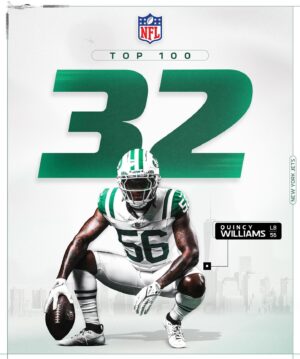 Quincy Williams Instagram - All-Pro @thequincywilliams_ grabs his spot on the list ⭐️

Stream #NFLTop100 on NFL 
