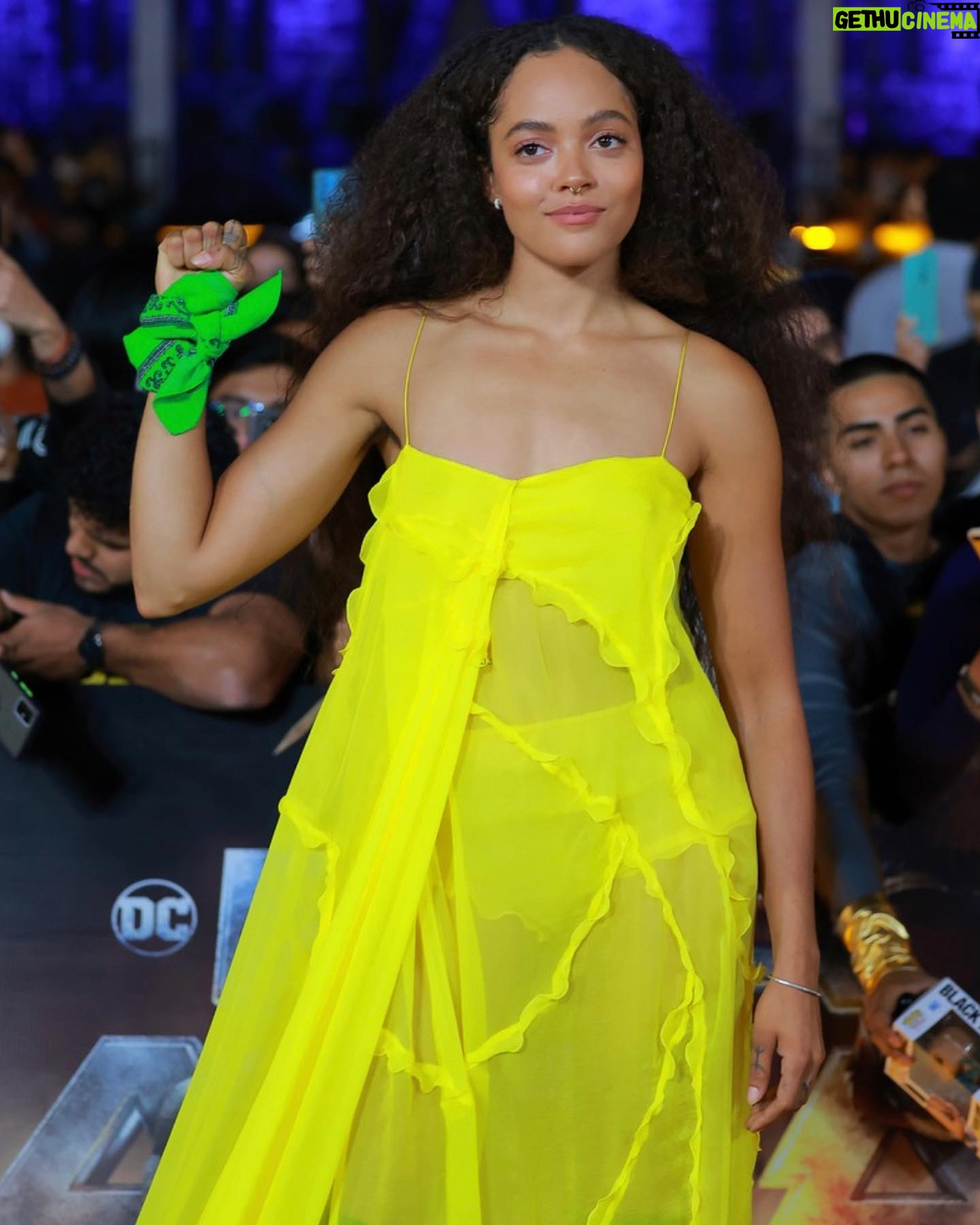 Quintessa Swindell - 40K Likes - 💚✊🏽 In custom Fendi by Kim Jones for Black Adam in Mexico.