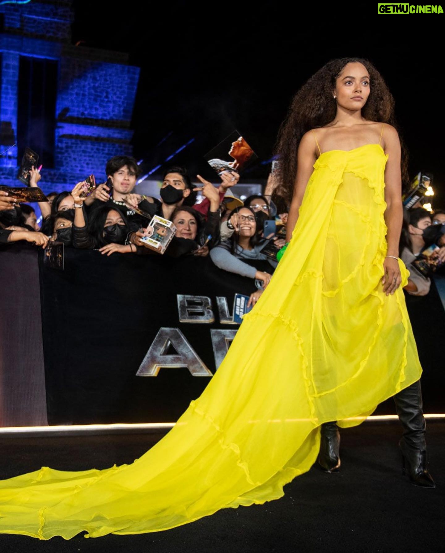 Quintessa Swindell - 40K Likes - 💚✊🏽 In custom Fendi by Kim Jones for Black Adam in Mexico.