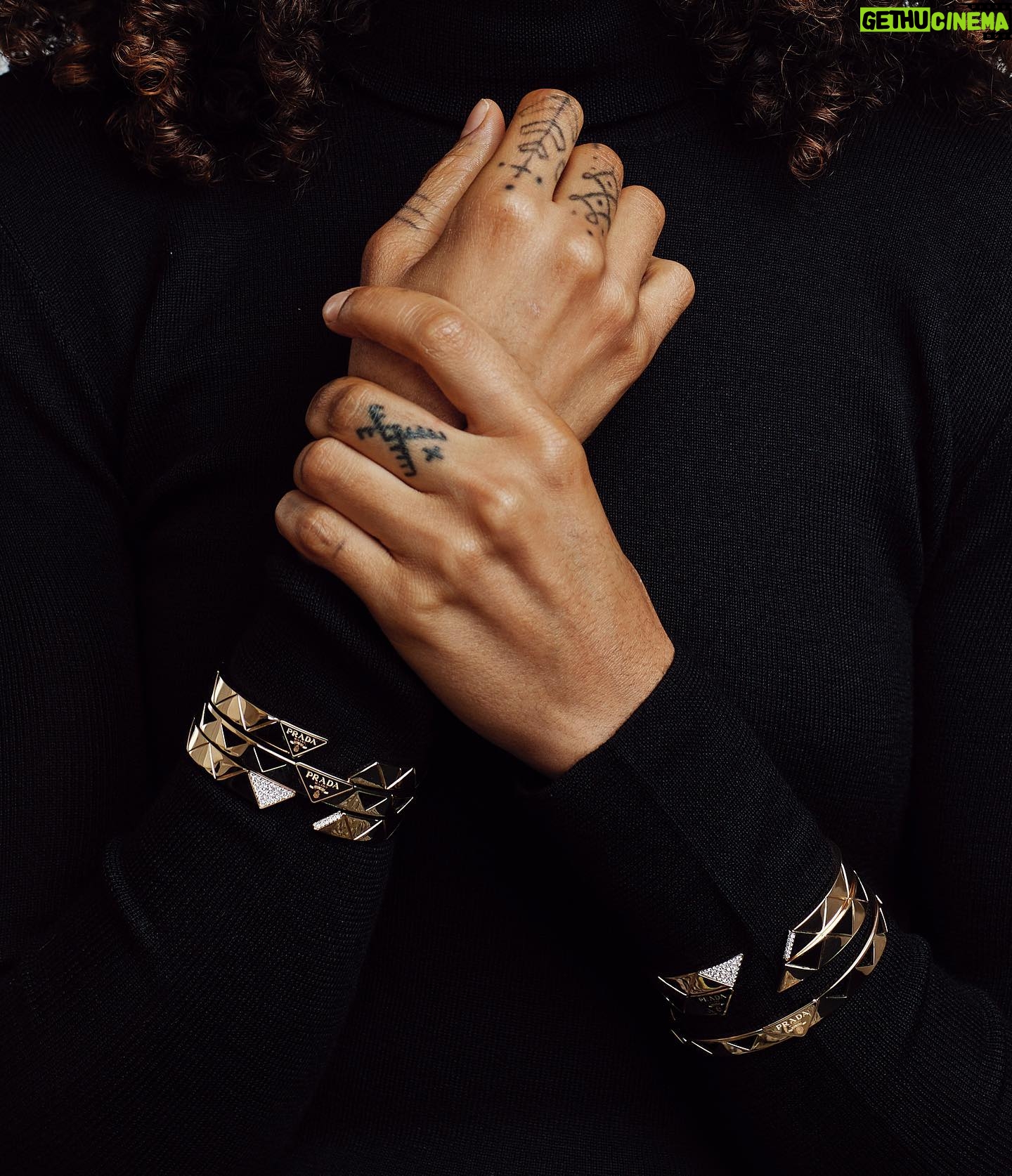 Quintessa Swindell - 44.1K Likes - Excited to share a lil something with Prada, the first global brand to use 100% certified gold standards for their sustainable jewelry collection- Eternal Gold. <3 #ad @prada #PradaFineJewelry 🖤
