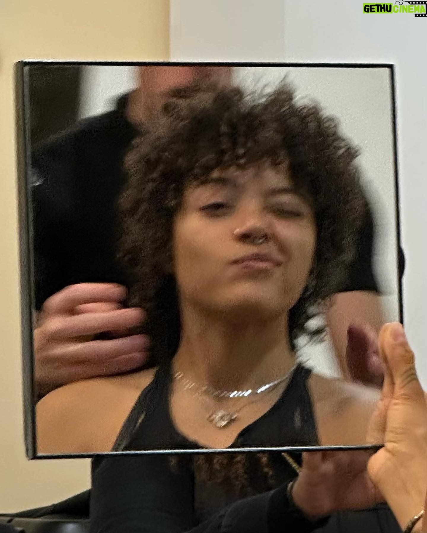 Quintessa Swindell - 35.7K Likes - Feeling a lil more visible :)⠀⠀
Thank you @shaiamiel for my first major cut and @coiffeurstory for my cheeky lil trim in Paris. 💫🫶🏽