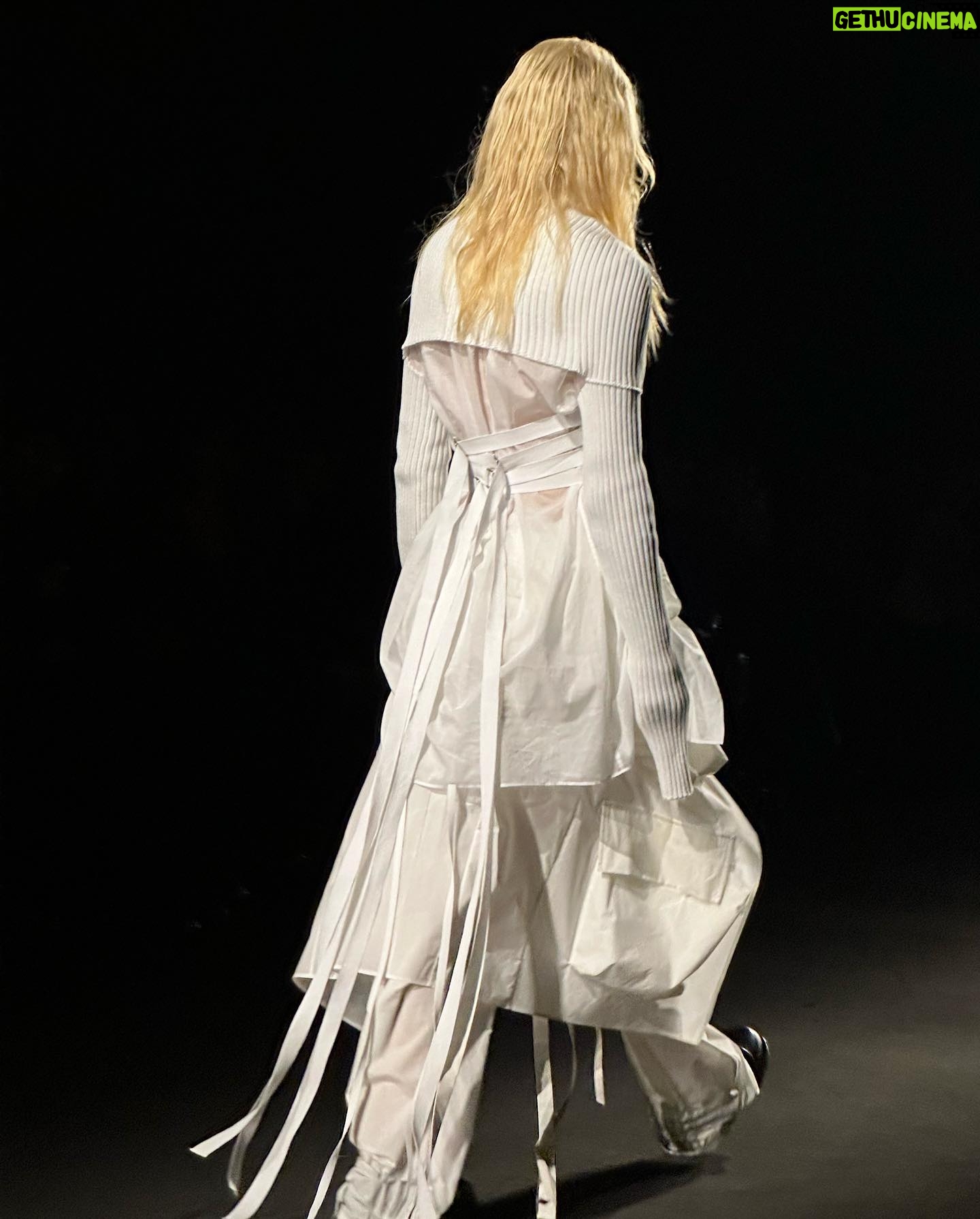 Quintessa Swindell - 19.7K Likes - I remember discovering Ann Demeulemeesters work so many years ago, and today i was able to attend a show in person. It was such a full circle moment that was lead with so much gratitude and joy. Thank you to the entire Ann D team for this opportunity and to Miss Ann D herself for shaping a company that sticks to it’s mission, identity, and unique sense of self through an ever changing world. And to Stefano for creating a collection that embodies and evolves the brand heritage respectfully. ⠀
Thank you!! 🖤⠀
⠀
Make-up: @natasha__mae
Hair: @hoshounkpatin
📸: @colinsavercool
