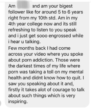 RJ Ananthi Instagram - Isn’t it a beautiful world where we find purpose in each other’s lives❤️
Thank you from the bottom of my heart for messages like these! 
Thank you #bookshow team for sharing this vision 
#grateful #ikigai