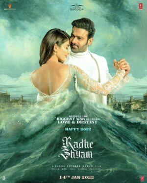 Radha Krishna Kumar Instagram - This Pongal let’s Witness the Biggest war between Love & Destiny 💕🚢 from #RadheShyam 

#HappyNewYear2022

@actorprabhas @hegdepooja @director_radhaa @uvcreationsofficial #BhushanKumar @tseries.official @tseriesfilms #AAFilms