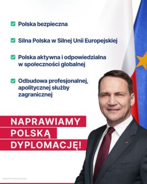Radoslaw Sikorski Instagram - Naprawiamy polską dyplomację! 🇵🇱🇪🇺
