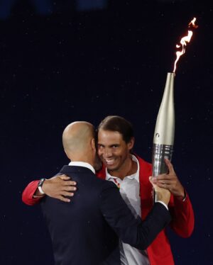Rafael Nadal Instagram - Emoción 🥹 
Merci París 🫶🏻
❤️

#Olympic #Paris2024 #tennis

📷ITF images via Dubreuil/Kopatsch/Zimmer