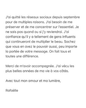 Rafaëlle Roy Instagram - There's so much horrifying shit going on in this world. The least we can do is use our power to spread love and kindness. 

💛🌻 —