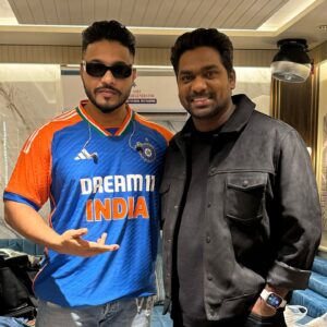 Raftaar Instagram - It was a day full of positives and INDIIIIAAAAAAAAAA INDIAAA 🧿.
@adidasindia @adidascricket @t20worldcup