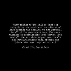 Rage Against the Machine Instagram - 