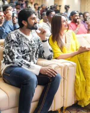 Ragini Dwivedi Instagram - FUNSTAGRAM ♥️ 
Life is about living small moments, supporting each other standing by each other, whether it’s family, friends, colleagues so happy to be a part of the promotions of Kannada Film #hiranya 
Watch in theatres near you running successfully 
Wishing all the success to @raj_instaofficial for his next film and you will us on screen soon stay tuned 💗
Always a awesome to meet @dhananjaya_ka chat about Films industry, happy to see him grow so well ♥️ 
Outfit @pallavijaipur 

#raginidwivedi #sandalwood #promotion #movies #kannadaactress #kannada #kannadafilm #south #india #international #instagram #instagood #instalike #instamood #instafashion #instapic #trending #trendingnow #trendingnews