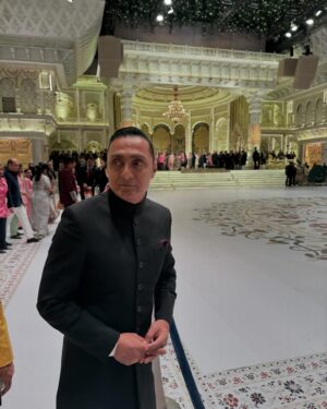Rahul Bose Instagram - The reception. Wish Anant and Radhika happiness and laughter now and forever.