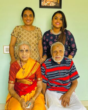 Rakshita Suresh Instagram - You’ve led a life in the way of kindness and compassion, and spread so much joy to everyone around you.
Rest in peace, Thaatha 🌹🙏🏼
