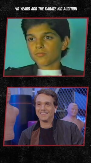 Ralph Macchio Instagram - From auditions to iconic moments, reliving the journey that started it all. Celebrating 40 years of #TheKarateKid with a look back at where it all began. Watch the full video on Cobra Kai’s YouTube Channel at the link in bio. #KarateKidDay #KarateKidMovie