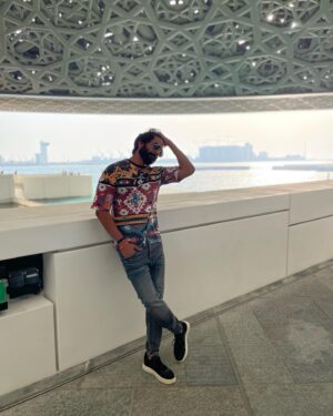 Ram C Instagram - Sun can kiss you here only post 6 pm. It can —- you before | Abu Dhabi Diaries 🇦🇪 |