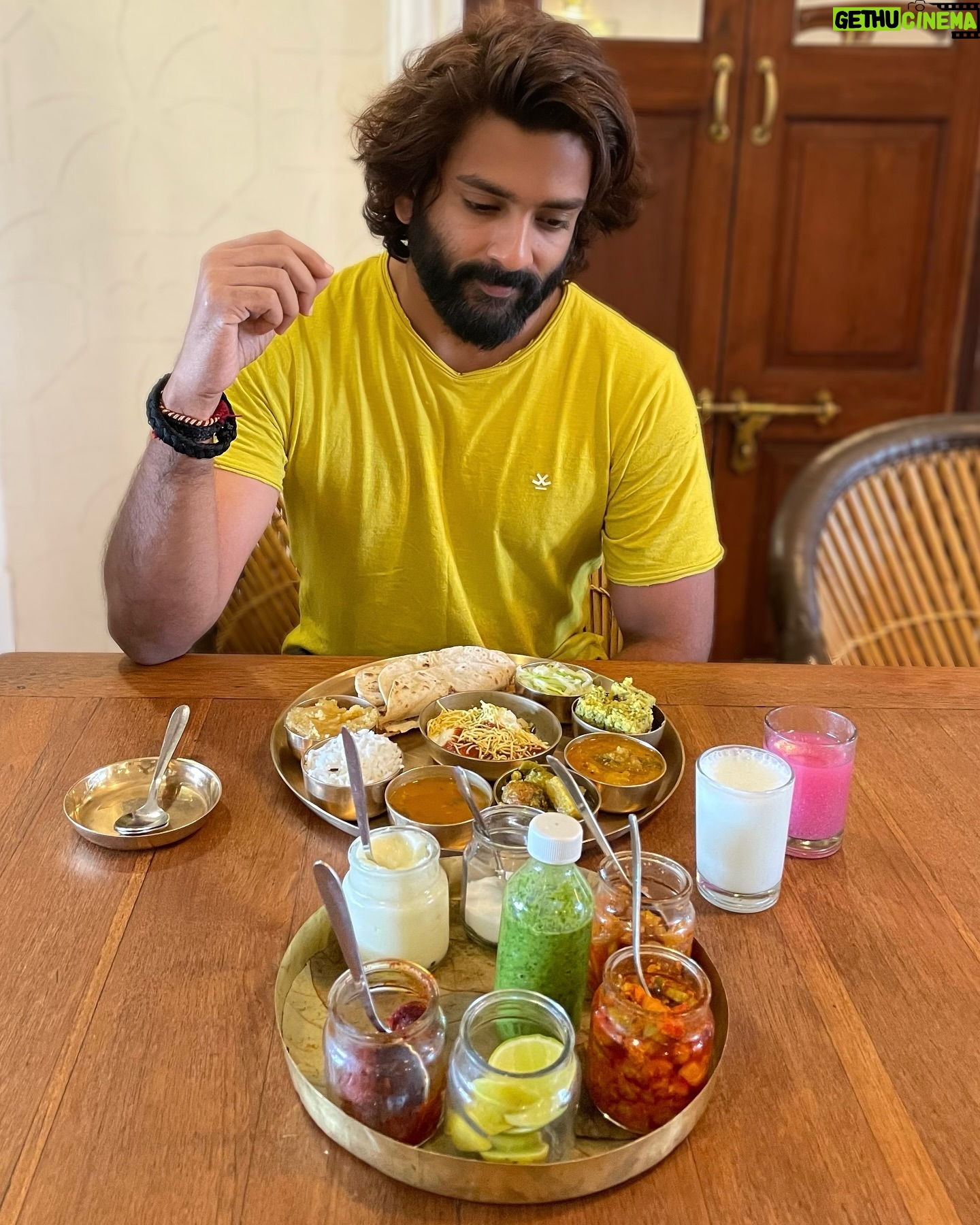 Ram C - 3 Likes - Waking up to this sumptuous Gujarati Thali