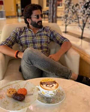 Ram C Instagram - Let’s sip on to some 24 karat Gold Cappuccino 👑☕️