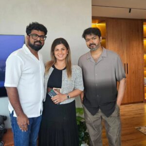 Rambha Instagram - It was nice meeting you and catching up after years at @actorvijay :)Congratulations!wish you the very best.#tamilagavettrikazhagam #indypathmanathan #NortherUni #magickHome #magickhomecanada #magickwoods #MagickHomelndia#@magickhome_india