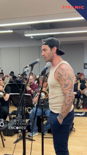 Ramin Karimloo Instagram - A stoker’s ditty. TITANIC at @nycitycenter with the formidable Rob Berman on the stick.