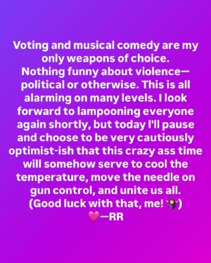 Randy Rainbow Instagram - Since no one asked…
