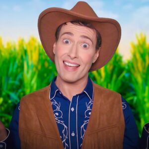 Randy Rainbow Instagram - Thank you all for making an OKLAHOMA b-side trendy today in the name of democracy. This dress was cute. Goodnight. 🤠🩷🌽👗💐
