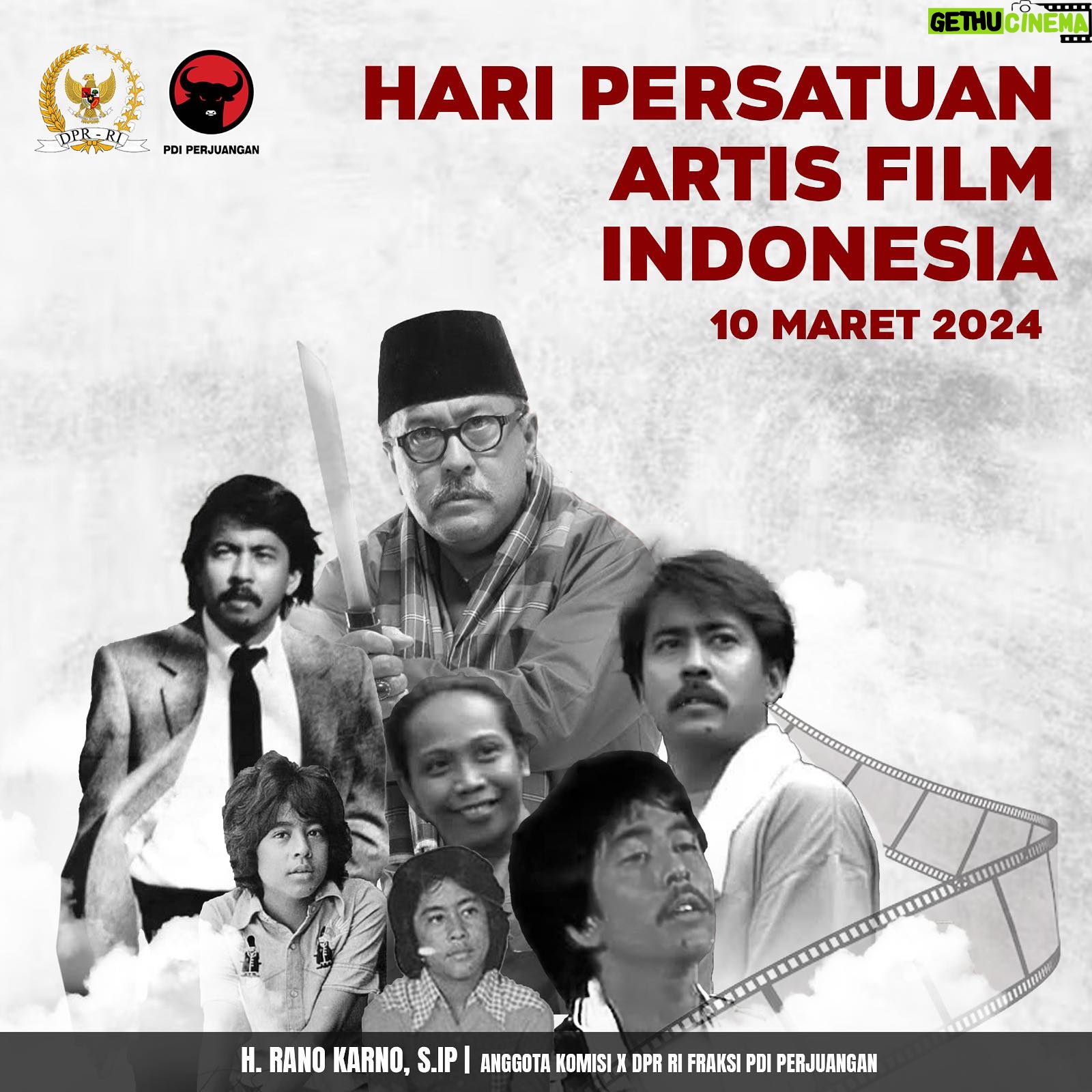 Rano Karno - 2.6K Likes - “Sejak usia 9 tahun, seni akting telah menjadi bagian hidup saya. Hari ini, bersama rekan-rekan sesama artis, kita merayakan kebersamaan dalam industri film Indonesia. Mari terus bersatu, menginspirasi satu sama lain, dan menghadirkan karya-karya yang membanggakan bagi bangsa kita. Bersama, kita mampu memberikan pesan-pesan berharga melalui layar lebar. 🎭🇮🇩
#HariPersatuanArtisFilmIndonesia
#SeniBersatu
#RanoKarno
#JelasLebih Baik