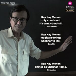 Ranvir Shorey Instagram - Here’s the evidence- Shekhar Home is the true master of cracking mysteries and winning hearts! 🔎

#ShekharHome, streaming now exclusively on JioCinema Premium.

@kaykaymenon02 @ranvirshorey @rasikadugal @iamkirtikulhari

#ShekharHomeOnJioCinema #JioCinemaPremium