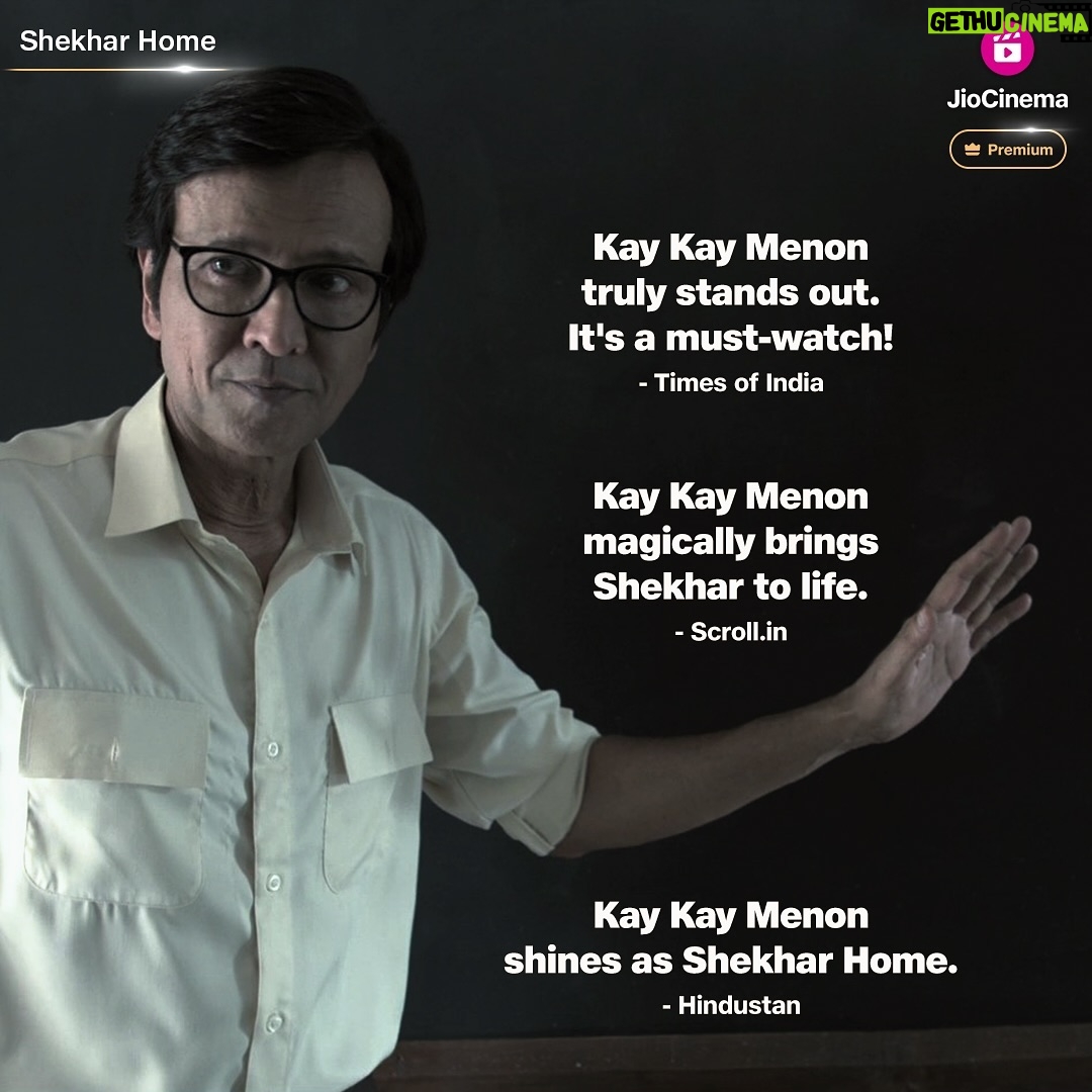 Ranvir Shorey - 4.2K Likes - Hereās the evidence- Shekhar Home is the true master of cracking mysteries and winning hearts! š
#ShekharHome, streaming now exclusively on JioCinema Premium.
@kaykaymenon02 @ranvirshorey @rasikadugal @iamkirtikulhari
#ShekharHomeOnJioCinema #JioCinemaPremium