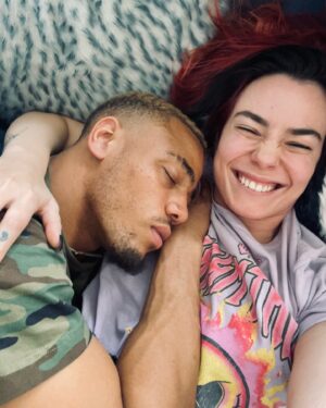 Raquel Lourenço Instagram - It’s been a little over half a year since you officially asked me to be yours, even though I’ve been yours since the first day we locked eyes. I love you so much more than I can express with words, and I know you know that. It’s been one hell of a ride so far with all the stuff put in our way, bad and good, and everything moving so damn fast. But what is meant to happen will happen, no matter how fast or slow. And we are legitimately meant to be. 
I’m looking forward to everything else our relationship might bring in the future ❤️
You’re my best friend. My soulmate. My person. 

(And that’s enough lovey dovey for a while ahahaha back to being sicko Killer Kelly)