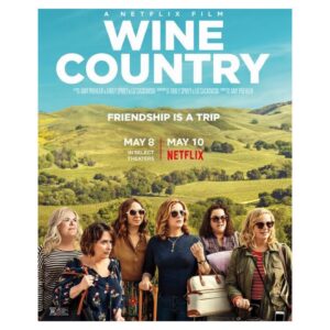 Rashida Jones Instagram - Well get ready for your dream weekend with this dreamy cast. Wine Country is an utter delight, ten jokes a minute, master class in comedy. And big ups to my besty Amy Poehler for nailing her directorial debut. Can't wait to watch it again and again, obviously with wine. ❤️🍷❤️🍷❤️🍷❤️🍷