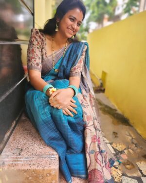 Rashmi Prabhakar Instagram - ಮೊದಲ ಹಬ್ಬ ✨️

Saree @sarees_by_siva