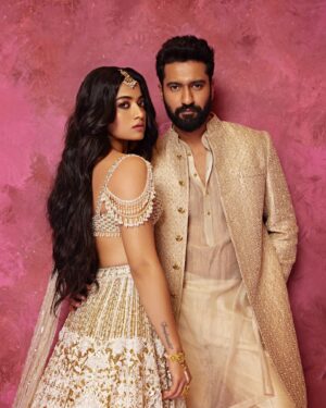 Rashmika Mandanna Instagram - An evening spent in honouring and celebrating our cultural heritage! Thank you @falgunishanepeacockindia @swadesh_online @fdciofficial for making us a small part of such an incredible show. 🇮🇳🦚✨
@falgunipeacock & @shanepeacock … you geniuses!!! What stunning pieces you guys created. Hats off to team #Swadesh for bringing traditional handwoven fabrics to the forefront of fashion. 
We thank the lovely people who turned up for the show for their love and warmth. @rashmika_mandanna and me, we truly can’t wait for the world to see a lot more of us together very soon! 🦁⚔️🚩
