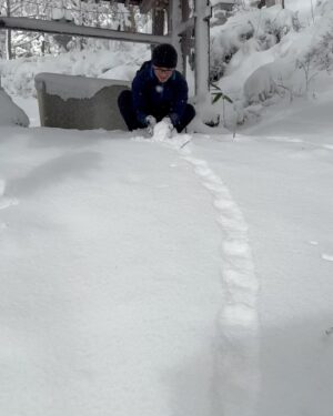 Ray Lin Instagram - ❄️☃️
動畫裡滾雪球不是騙人的
真的越來越大顆欸