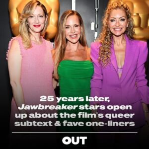 Rebecca Gayheart Instagram - To celebrate the iconic film’s 25th anniversary, the cast and crew recently gathered for a special screening in Los Angeles. Judy Greer, Julie Benz, Rebecca Gayheart, and director Darren Stein opened up to Out about the cult classic film’s legacy, and that unforgettable popsicle scene. 👀🎬✨

Check it all out at our #linkinbio. 😍

📸: Chelsea Guglielmino/Getty Images; Sony Pictures

#jawbreaker #25anniversary #cultclassic #90s #90smovies #90sfashion #moviequotes #1999 #darrenstein #judygreer #juliebenz #rebeccagayheart #rosemcgowan #bigstick