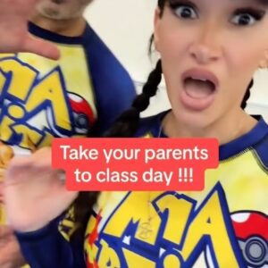 Rebecca Victoria Hardy Instagram - Tag teaming the kiddie class 
#jiujitsu #wrestling #wwe #momlife