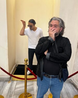 Regina Blandón Instagram - 🇹🇷 🦃 (bis) 
Martín en modelo en varia ocasión (y no fuimos al museo de cera, fuimos al restaurante del turco ese de la sal).