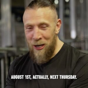 Renee Paquette Instagram - On #AEWDynamite, @BryanLDanielson in an interview with @ReneePaquette addressed his contract status expiring August 1st and his #AEWAllIn London match for the #AEW World Championship against @SwerveConfident.