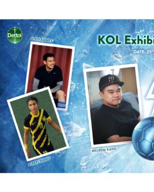 Reuben Kang Instagram - Join us as we Conquer The Heat and the game with Dettol Instant Cool! On the 25th of June at 7:30pm, I'm teaming up with two amazing footballers, @SyedAdney and @SteffiSidhu, for an exhilarating exhibition match. We'll be facing off against @adamcarruthers and his team in a game of futsal. 
 
So come on down and witness the intense action! 
 
@DettolMalaysia #ConquerTheHeat #DettolInstantCool