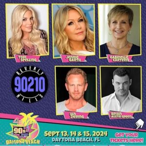 Rhona Bennett Instagram - LAST CHANCE‼️ The Ultimate 90s Con Weekend Sweepstakes ends MONDAY August 5‼️ Enter to win $1,500💰 or 2 VIP Passes to #90sCon, 2 flights, and 3 hotel nights in Daytona Beach to join some of your fav stars from the #90s! 

Scroll to check out some of the celebrity guests announced for the raddest celebration this side of the millennium 🥳 AND, @thats4ent is announcing the After-party details soon 🙌 

🔗👉 Enter to win at MMC35.org (Link in bio)

Your contributions support @aitcfoundation, the official charity partner of 90s Con Florida. Money raised will support our youth arts education & mentoring programs. Hope to see you real soon!

And ICYMI, #Mouseketeers confirmed for #MMC35 @ 90s Con are: @mslindseyalley @officialmissrnb @luccadoes @mylinstoddard @my_roque @davidkaterofficial @thejennifermcgill @dalegodboldo @deedeemagnohallofficial @albertjeunepierrefields @damonppampolina @chasen_hampton @thepartylegacy 💜

Our MMC35 @ 90s Con celebration is powered by Daytona's own @halifaxrepertorytheatre💜

👉 MMC35.org (Link in bio)

#AlwaysInTheClub #charity #sweepstakes #ilovethe90s #daytonabeach #vacation #mickeymouseclub #nostalgia #throwback #beverlyhills90210 #melroseplace #charmed #sabrinatheteenagewitch #joeylawrence #brotherlylive #marcsummers #mikeomalley #kirkfogg #otown