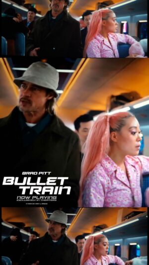 RiRia Instagram - Made a little cameo on @bullettrainmovie 🚄
Casually munching on @pockyusa like how Brad Pitt snacks in every movie🍫
#bullettrainmovie #bradpitt #伊坂幸太郎 #ブレットトレイン 
_______________________

#japaneseactor #laactor #laactors #nyactor #nyactors #actorslife #actorlife #joeyking #atj #bullettrainchallenge #RiRia #japaneseinfluencer #kotaroisaka #davidleitch #マリアビートル #pocky #trending #explore