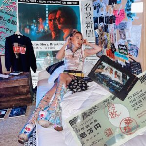 RiRia Instagram - #hbomaxpartner 
Last night, @TokyoViceHBOMAX brought me to the 90s in Tokyo while scavenger hunting all over Little Tokyo!🗼
Key words of the night ⏩ 勇敢(brave),幸運(luck),尊敬(respect),名誉(honor) and last but not least RAMEN!!🍜 Stream the show now on @HBOMAX! 
#TokyoViceTakeover #東京バイス