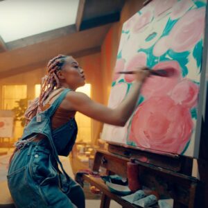 RiRia Instagram - Soo….apparently @JonasBrothers now resides in my head🗿✨
Watch “Who’s In Your Head” by @JonasBrothers to find out what I’m talking about🧑🏼‍🎨❤️‍🔥

大人気兄弟バンド、『ジョナスブラザーズ』のミュージックビデオに主演しちゃいました！末っ子ニック・ジョナスとの共演は実は2回目。覚えていてくれて嬉しかった✨

Director @christhedirector 
Cinematographer @ian_rigby 
Production @londonalley 
Casting @sarahmaylevy 
Painting by @goodandshiddy 
•
•
•
•
•
#jonasbrothers #jonasbrothersconcert #whosinyourhead #directedbychristianbreslauer #RiRia #nickjonas #joejonas #kevinjonas #rememberthistour #vevo #benjaminmoore #painter #bobross #willowstudios